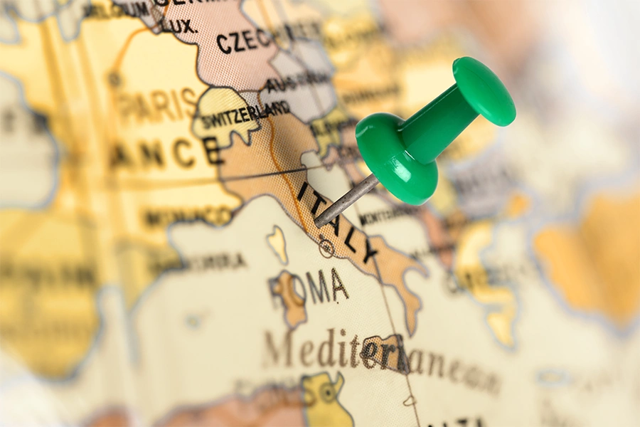 italia-su-cartina-geografica Italia sulla carta geografica